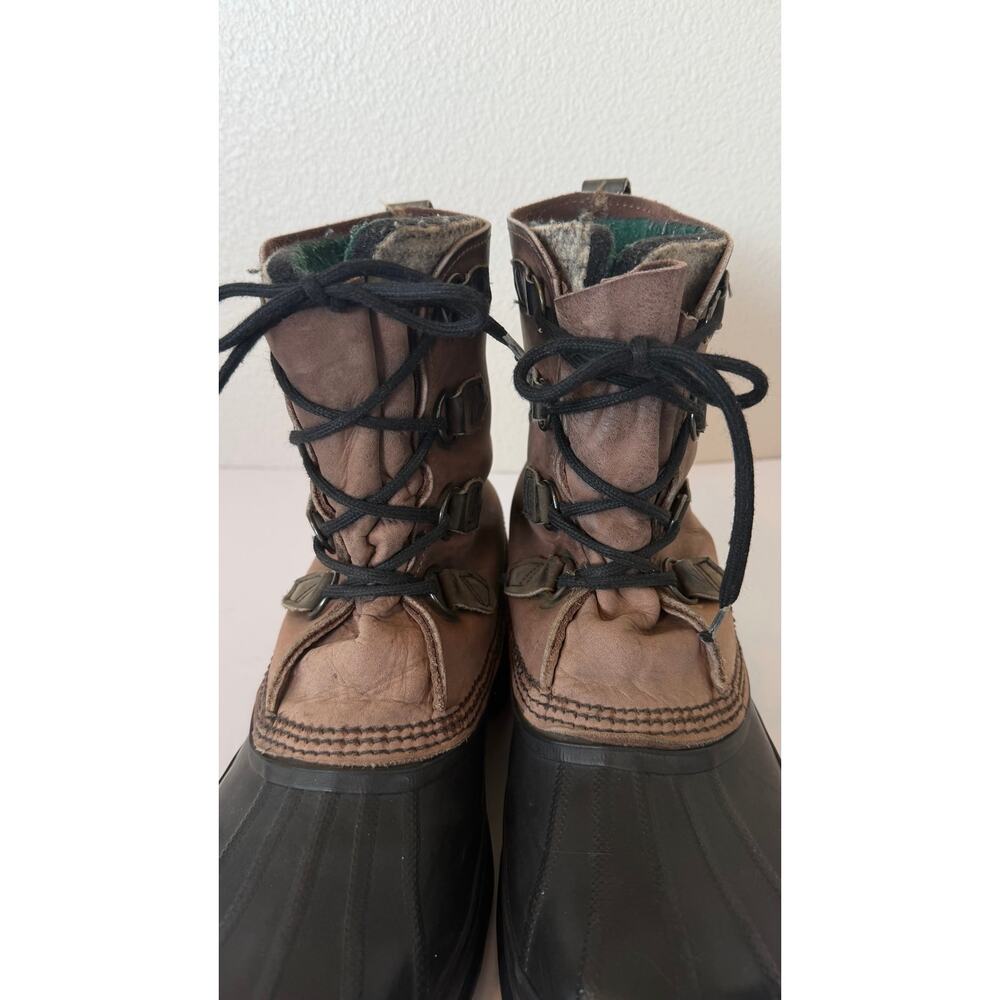 Sorel Vintage Made in Canada Men's Caribu Winter Boots Size 10 - Picture 4 of 11